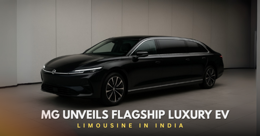 MG Motors Flagship Luxury Electric Limousine Unveiled in India