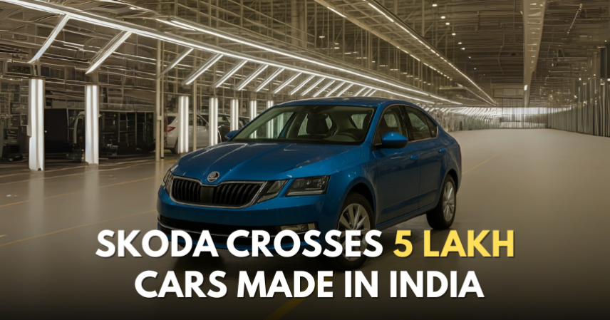 Skoda Crosses 5 Lakh Cars Made in India