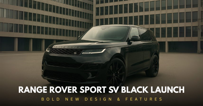 The Range Rover Sport SV Black