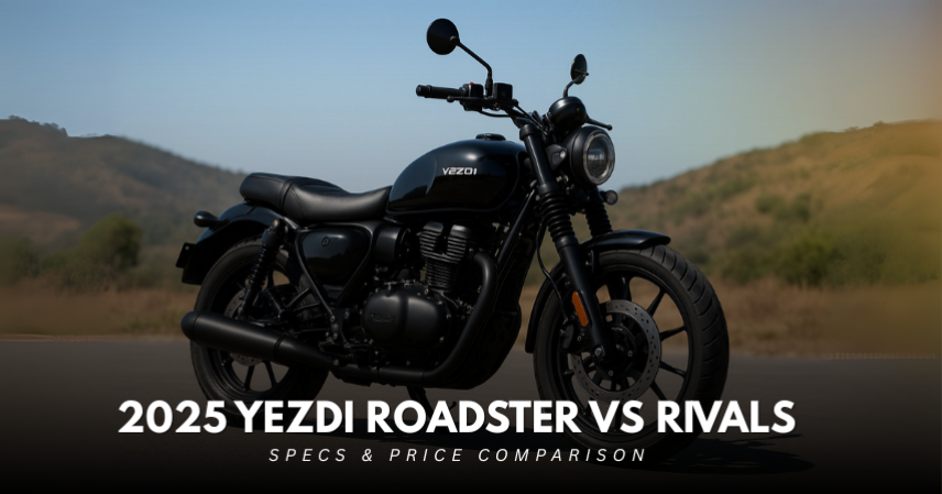 _2025 Yezdi Roadster with refreshed styling