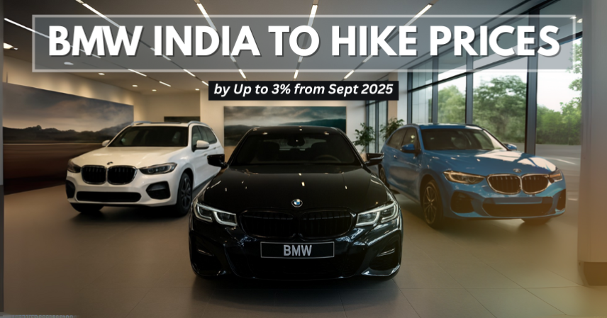 BMW India to Hike Prices by Up to 3% from Sept 2025