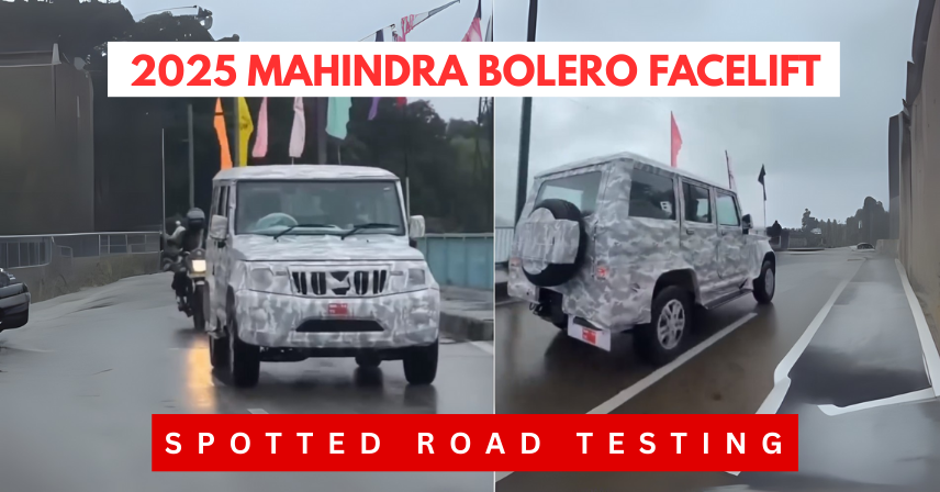 2025 Mahindra Bolero Facelift Spotted Testing