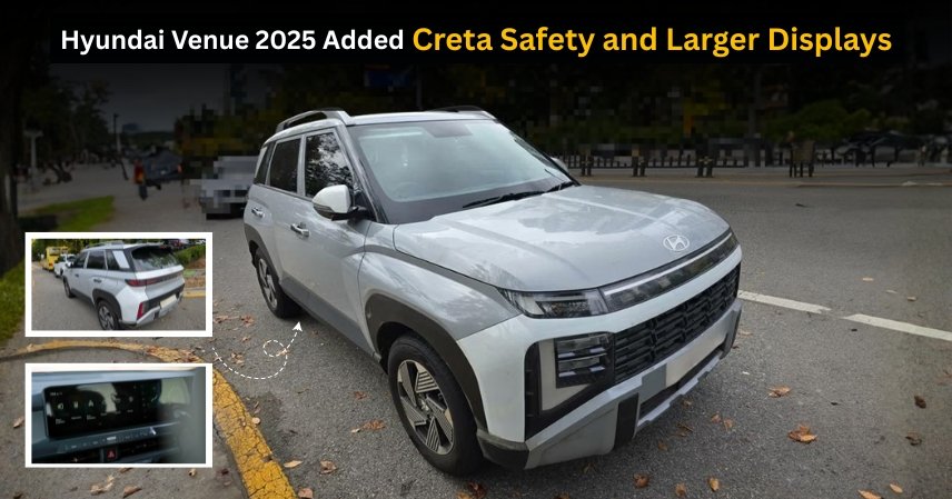 Hyundai Venue 2025: Added Creta Safety and Larger Displays"