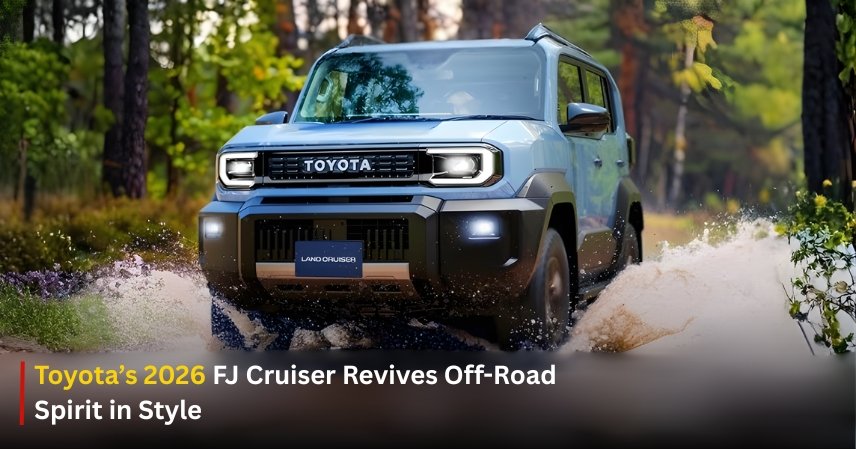 Toyota’s 2026 FJ Cruiser Revives Off-Road Spirit in Style