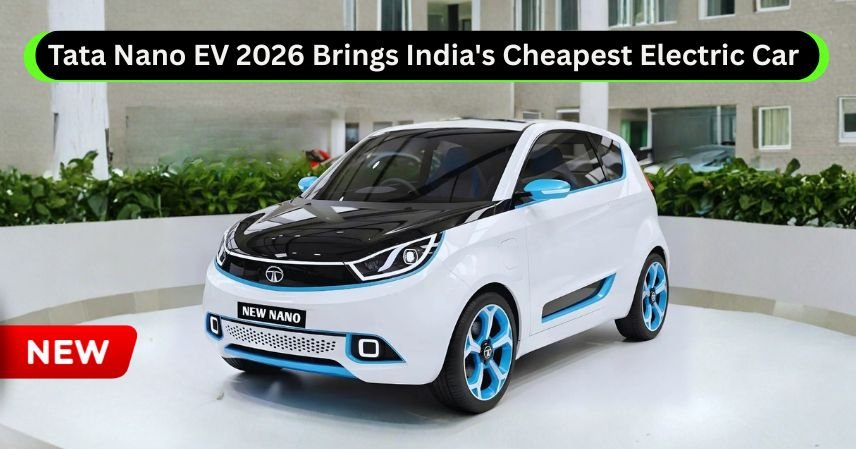 Tata Nano EV 2026 Brings Indias Cheapest Electric Car