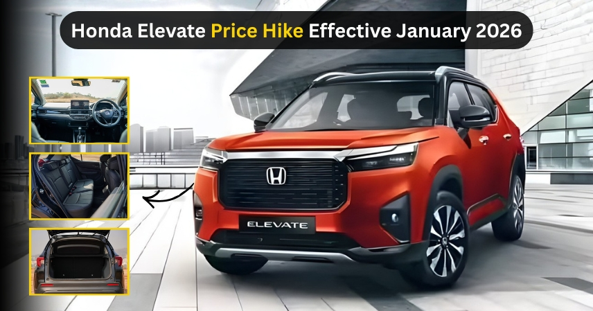 Honda Elevate Price Hike Effective January 2026