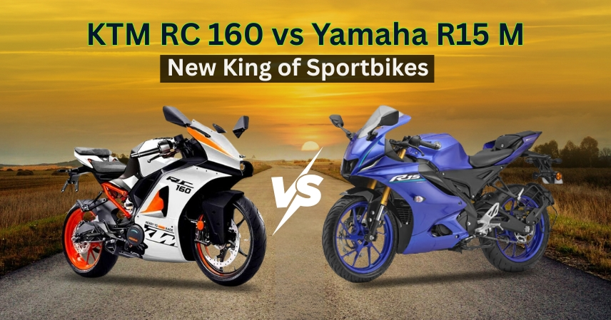 KTM RC 160 vs Yamaha R15 M New King of Sportbikes