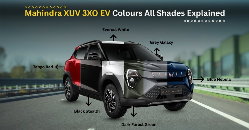 Mahindra XUV 3XO EV Colours All Shades Explained