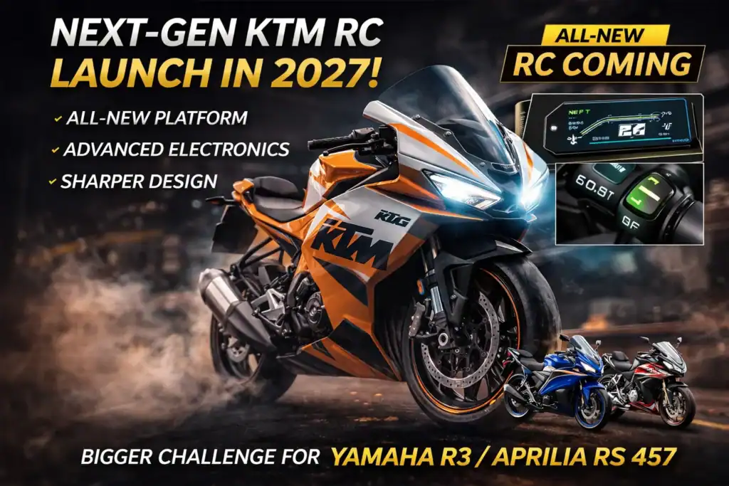 Next-gen KTM RC launch in 2027