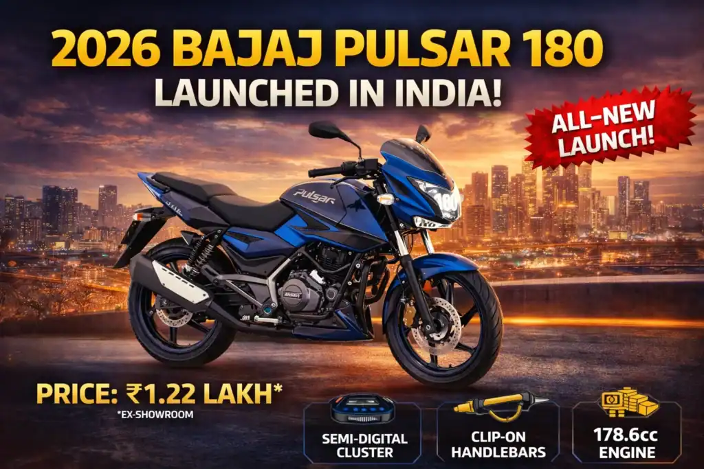 2026 Bajaj Pulsar 180 Launched