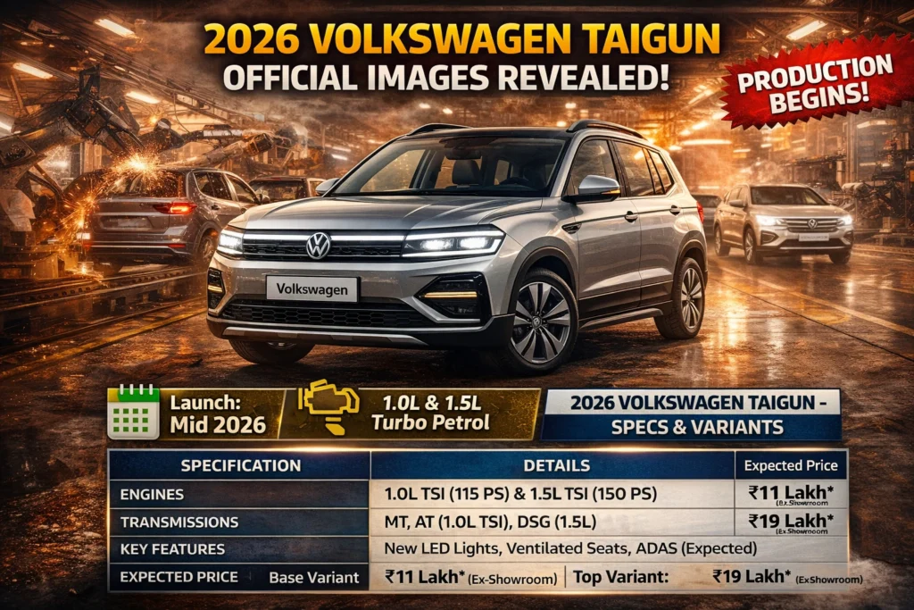 2026 Volkswagen Taigun