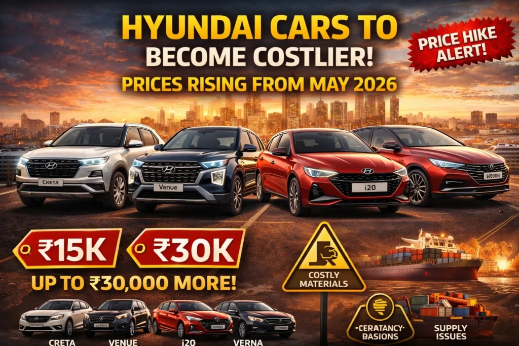 Hyundai cars price rising in India