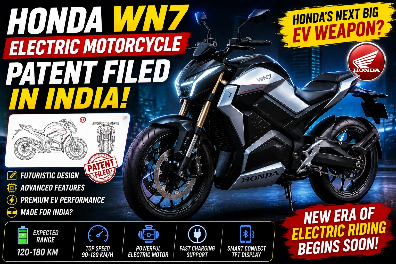 Honda WN7 Electric Motorcycle