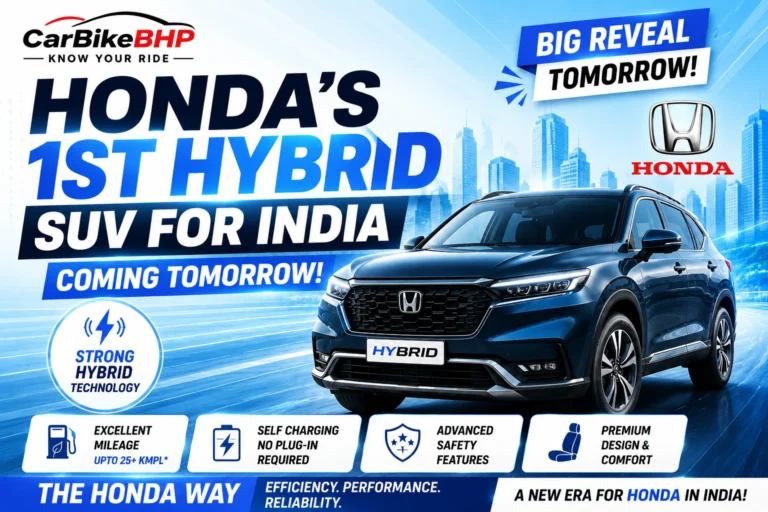 Honda’s 1st Hybrid SUV For India