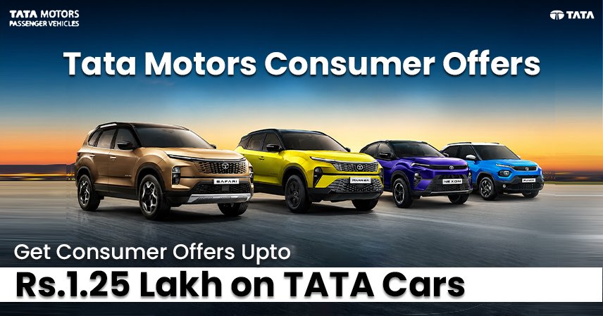 Tata Motors Rolls Out Consumer Offers of Up to ₹1.25 Lakh on Passenger Vehicles in July 2026